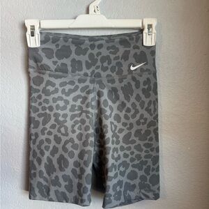 Nike Dri-FIT Gray Leopard Print Shorts